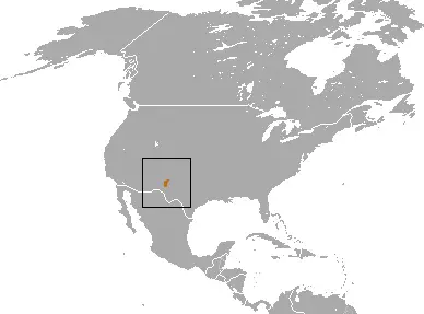 New Mexico shrew habitat map