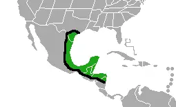Plain chachalaca habitat map