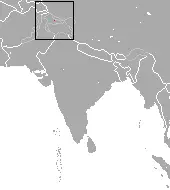 Pale gray shrew habitat map