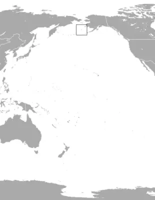 Pribilof Island shrew habitat map
