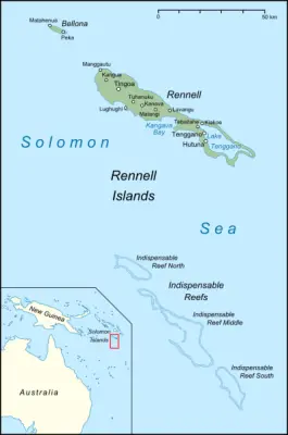 Rennell fantail habitat map