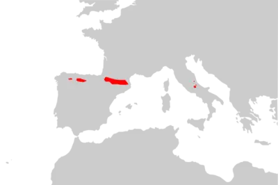 Pyrenean Chamois habitat map
