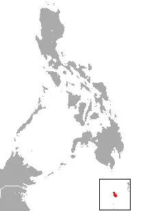 Sangihe tarsier habitat map