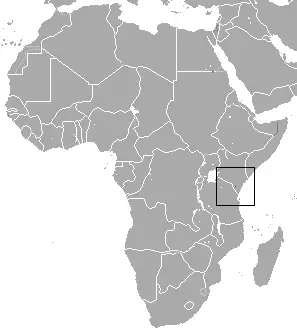 Taita shrew habitat map