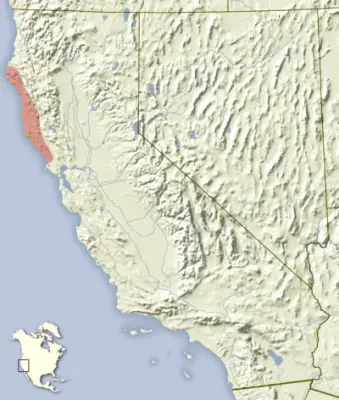 Yellow-cheeked chipmunk habitat map