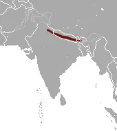 Tarai gray langur habitat map