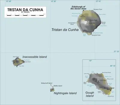 Inaccessible Island rail habitat map