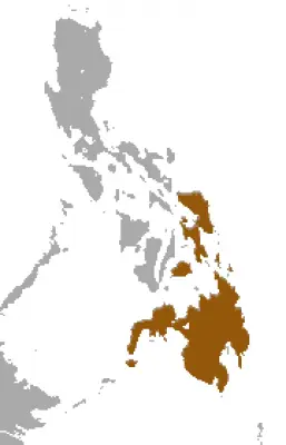 Philippine Flying Lemur habitat map