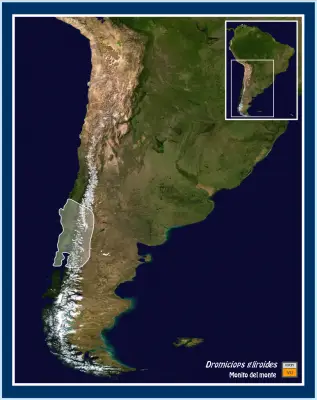 Monito Del Monte habitat map