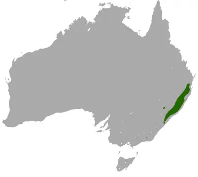 Brush-Tailed Rock-Wallaby habitat map