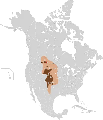 Swift Fox habitat map