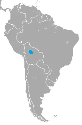 Blue-Throated Macaw habitat map