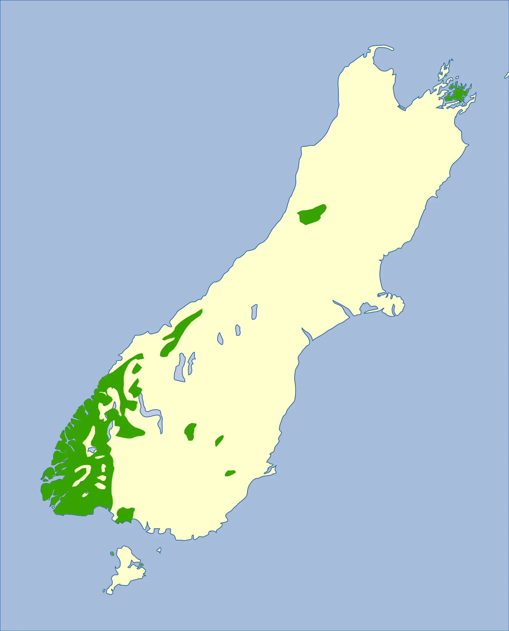 Yellowhead habitat map