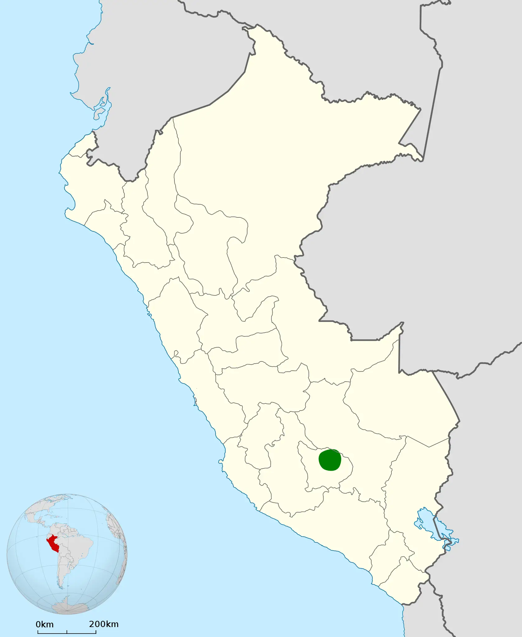 Apurímac spinetail habitat map