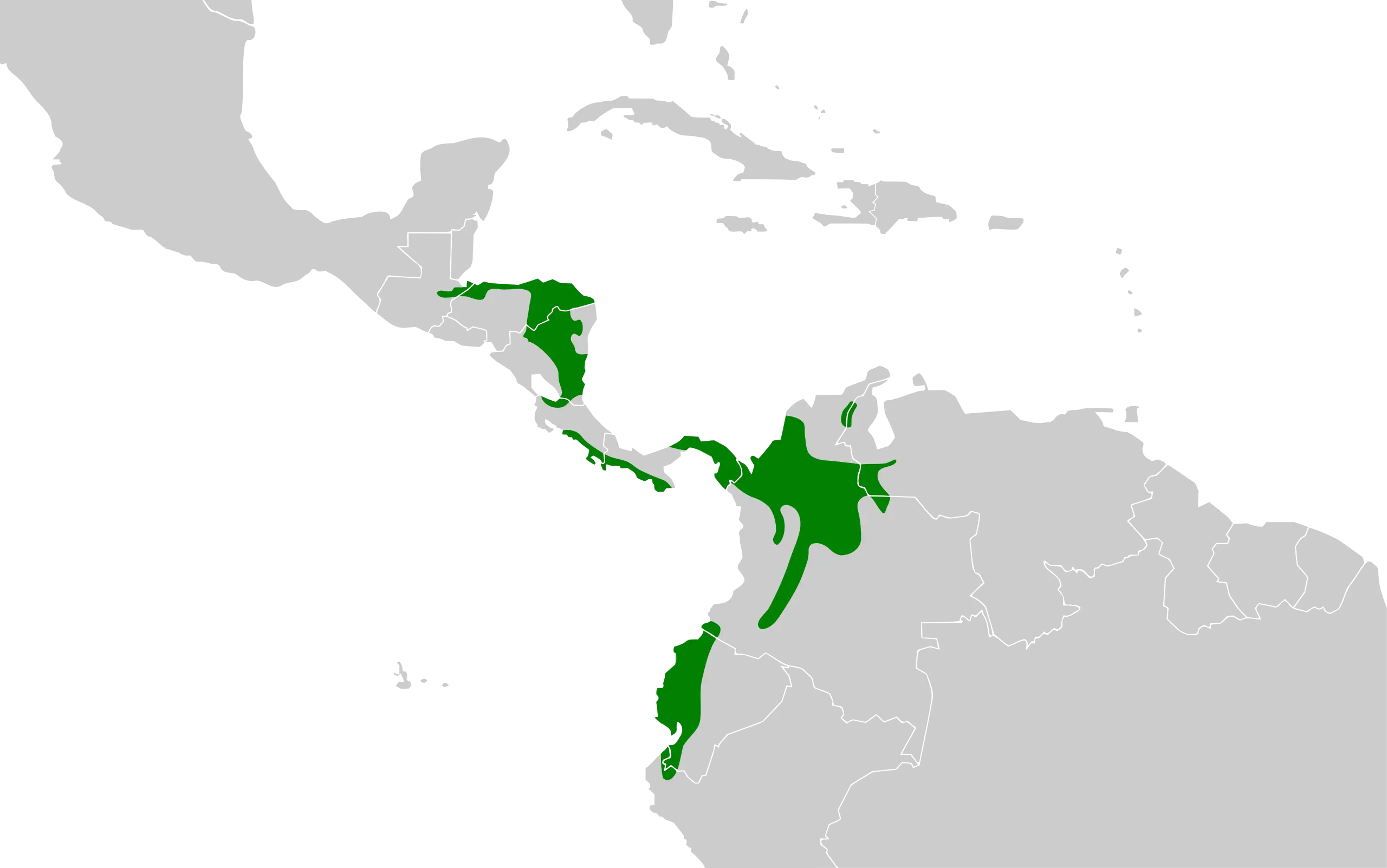 Picumne olivâtre carte des habitats