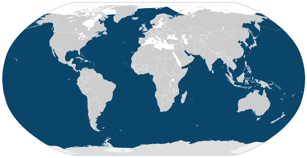 Горбатий кит карта середовища проживання