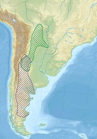 Chacoan mara habitat map