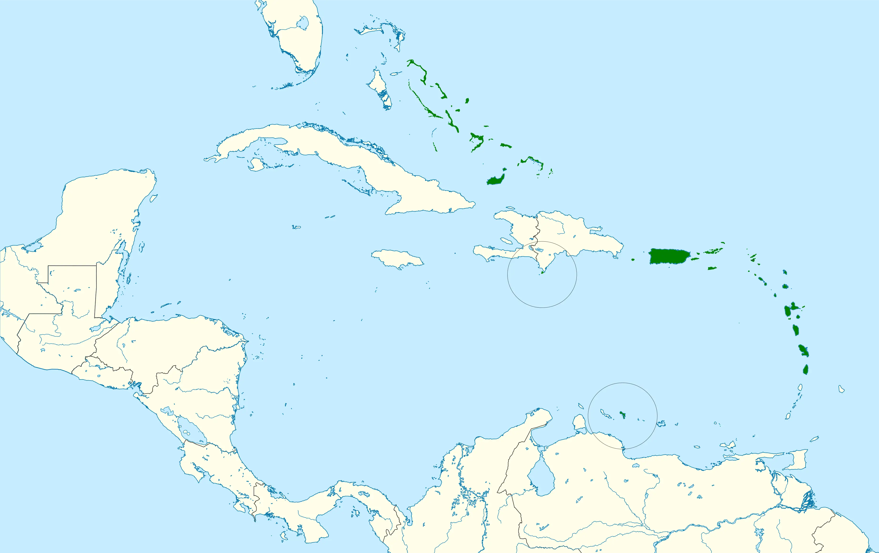 Cuitlacoche chucho mapa del hábitat