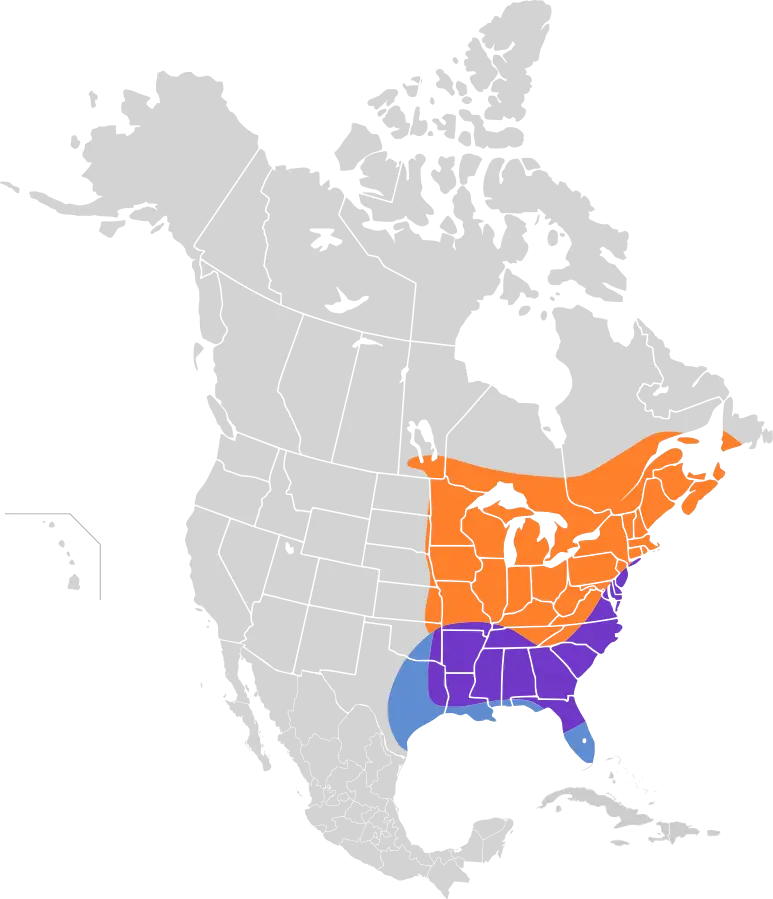 American Woodcock habitat map