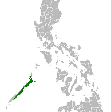 Philippine Forest Turtle habitat map
