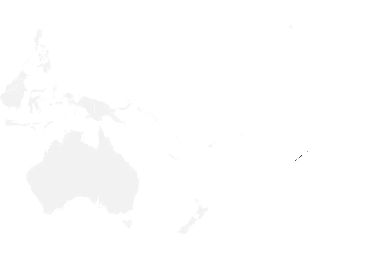 Tahiti reed warbler habitat map