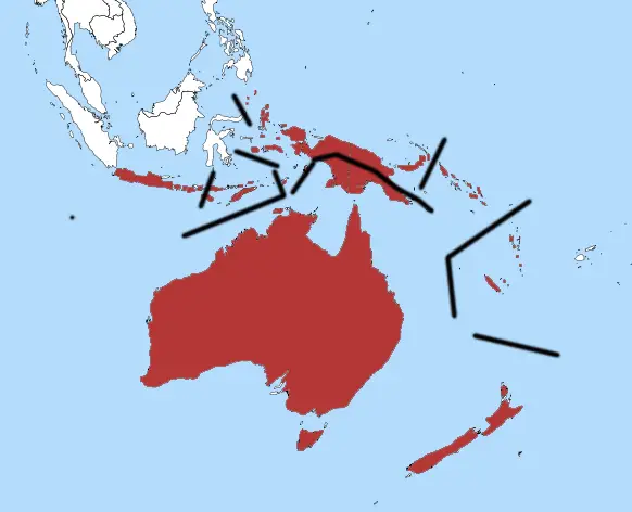 Australasian grebe habitat map