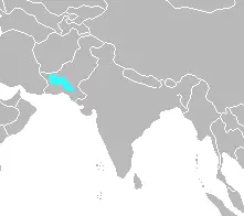 Balochistan black bear habitat map