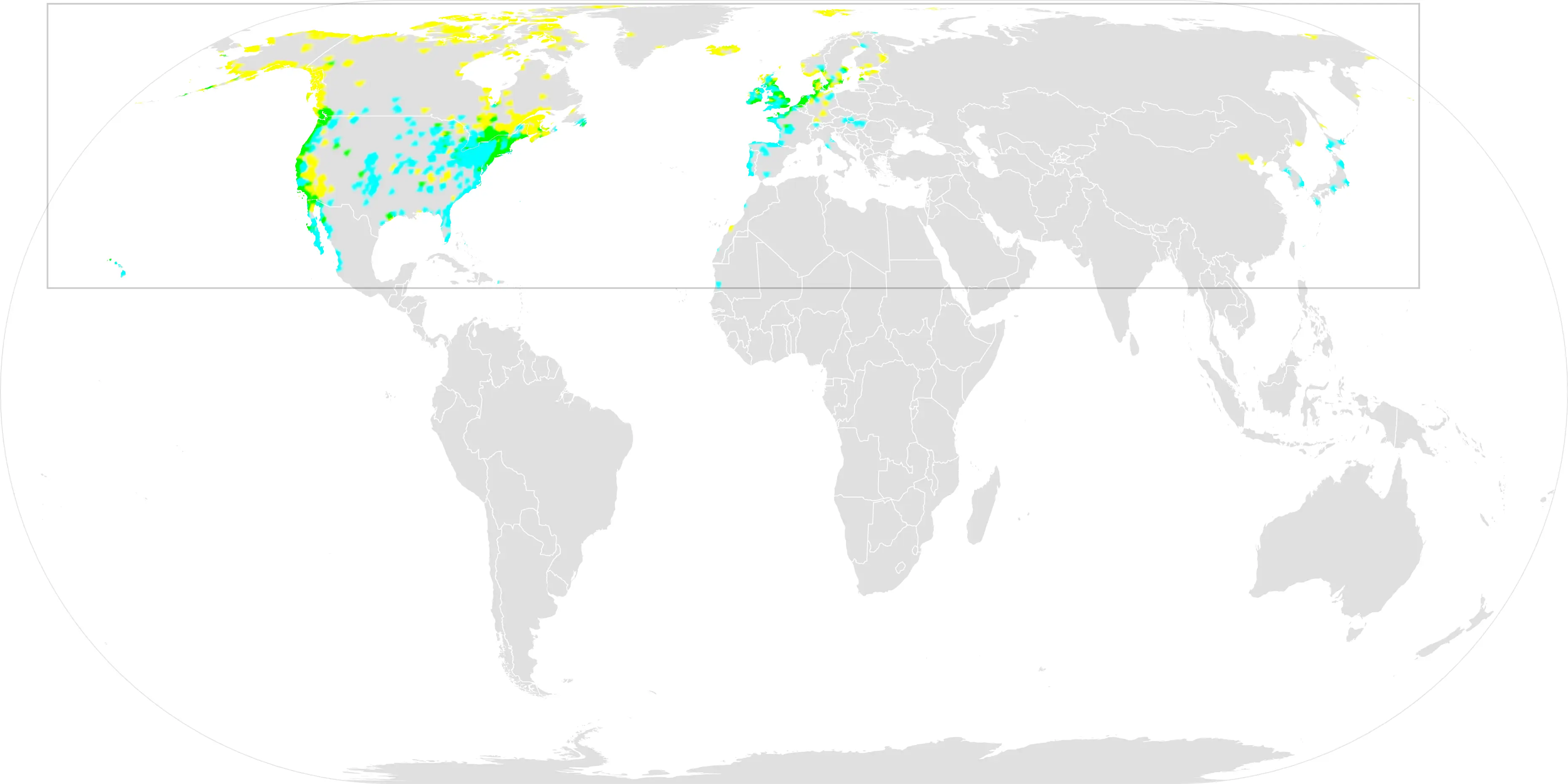 Brant habitat map