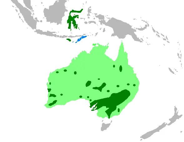 Spotted harrier habitat map