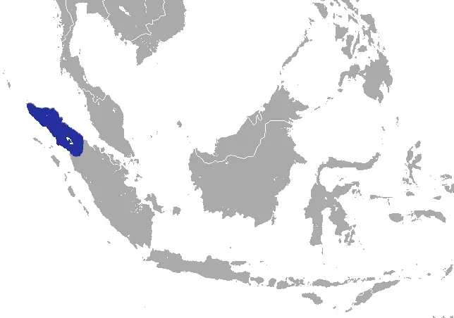 Hutan shrew habitat map