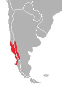 Southern Pudu habitat map