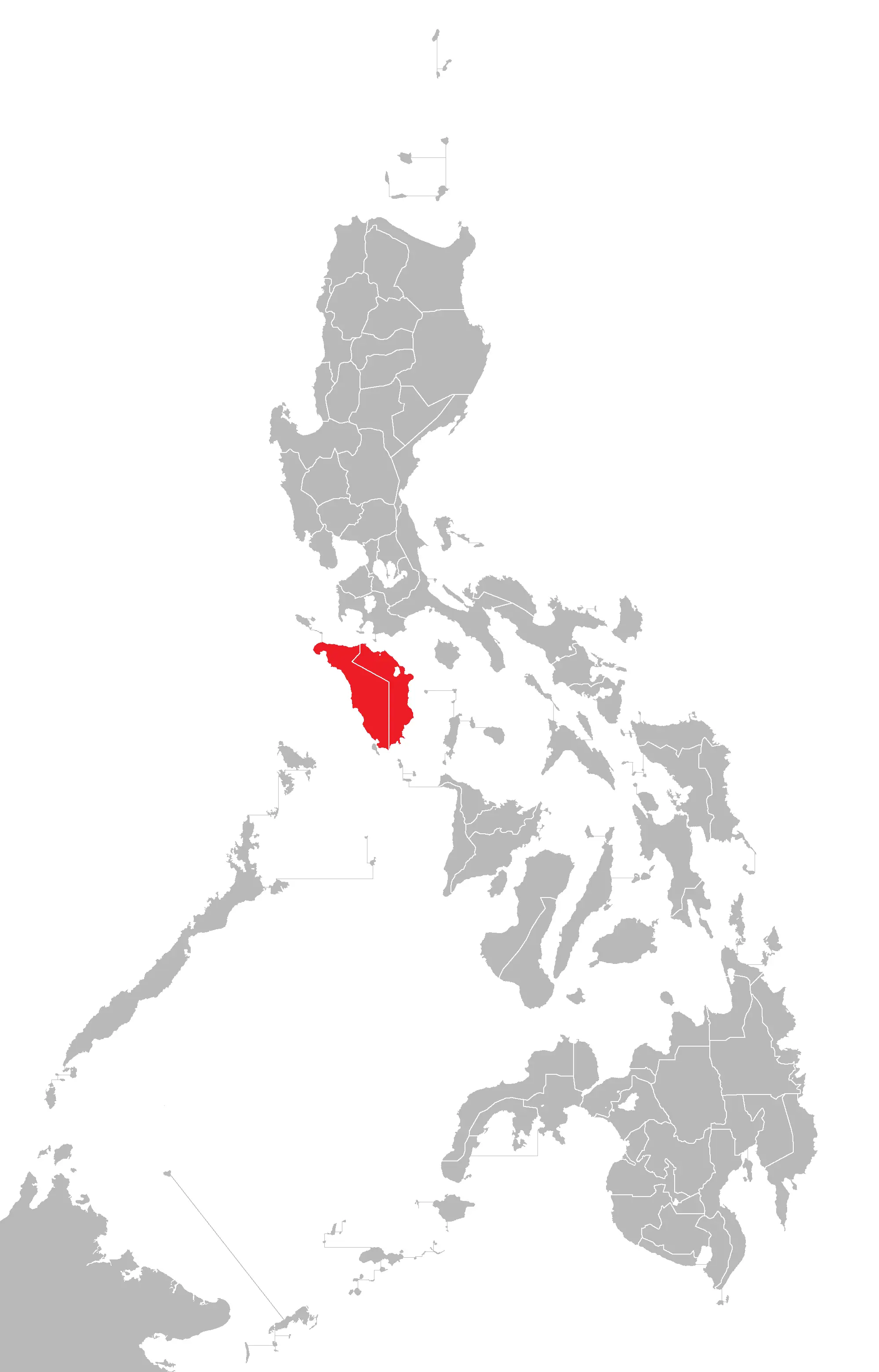 Mindoro bleeding-heart habitat map