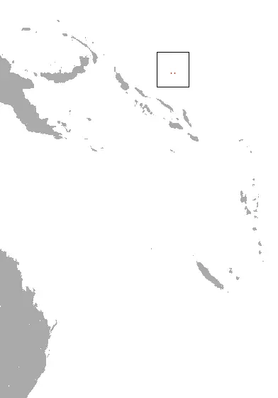 Pteropus howensis карта середовища проживання
