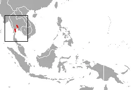 Thailand roundleaf bat habitat map