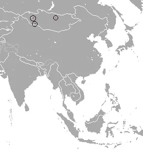 Кінь Пржевальського карта середовища проживання