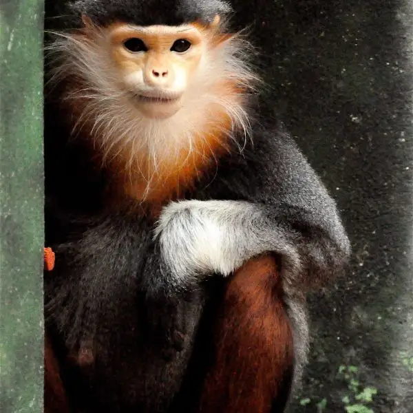 Red-shanked douc langur
