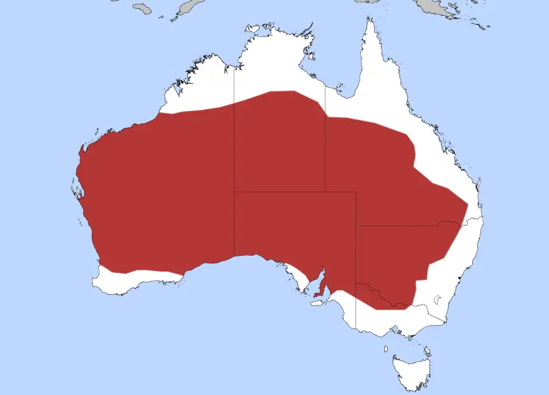 The Distribution of the White-winged Fairy Wrenr